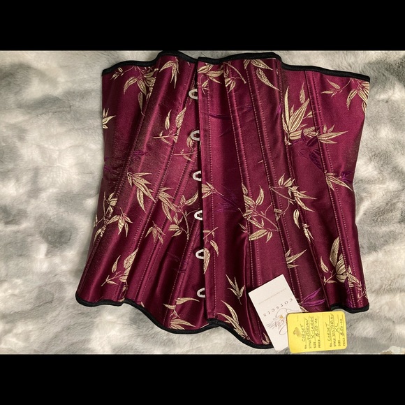 NWT Daisy Corset USA, XL burgundy corset - Picture 2 of 3
